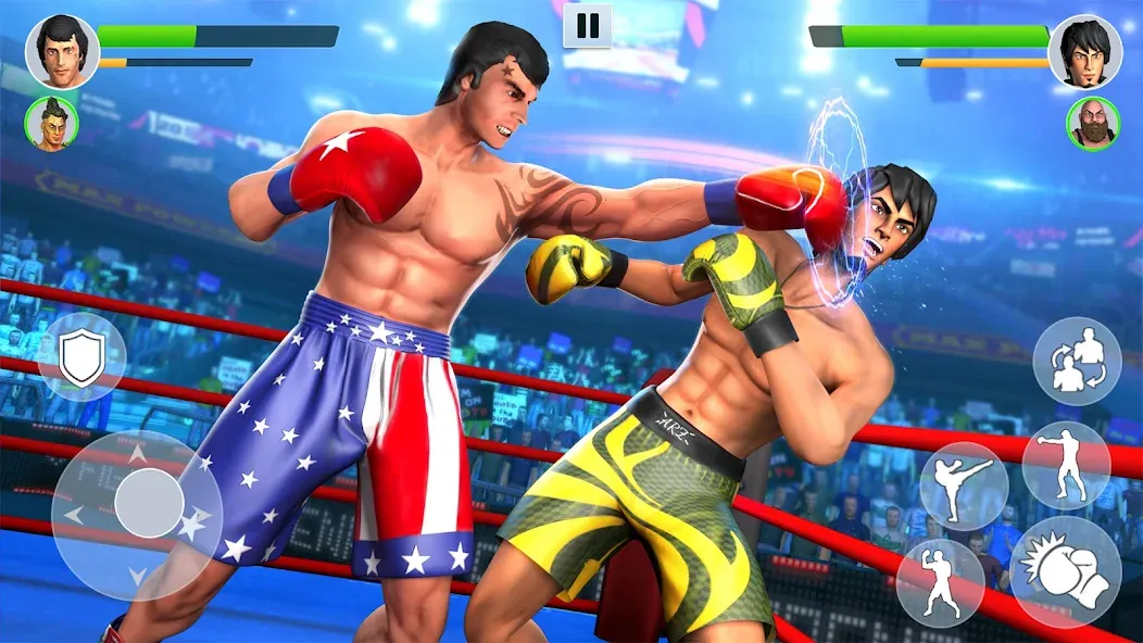 Boxing Heros: Fighting Games (Тэг Боксинг Игры)  [МОД Unlimited Money] Screenshot 4