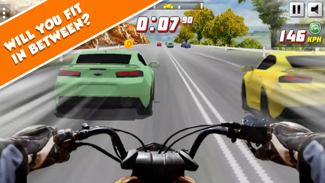 Highway Rider Extreme - 3D Mot (Хайвей Райдер Экстрим)  [МОД Menu] Screenshot 2