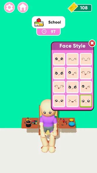 Famous Fashion - Dress Up Game (Фэймос Фэшн)  [МОД Все открыто] Screenshot 5