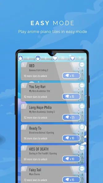 Piano Anime Tiles Music (Пиано Аниме Плитки Музыка)  [МОД Меню] Screenshot 3