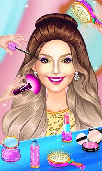 Makeup idol:Doll makeover 2024 (Роял Долл)  [МОД Все открыто] Screenshot 2