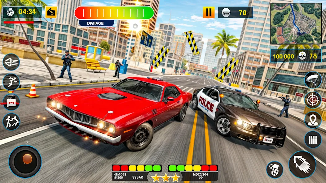 US Police Shooting Crime City  [МОД Unlocked] Screenshot 4