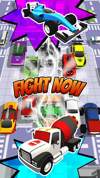 Superhero Car Merge Battle  [МОД Бесконечные монеты] Screenshot 5