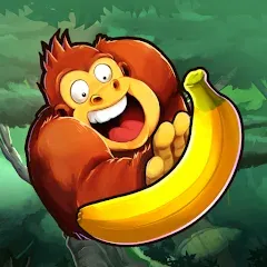 Скачать взломанную Banana Kong (Банана Конг)  [МОД Много монет] - последняя версия apk на Андроид