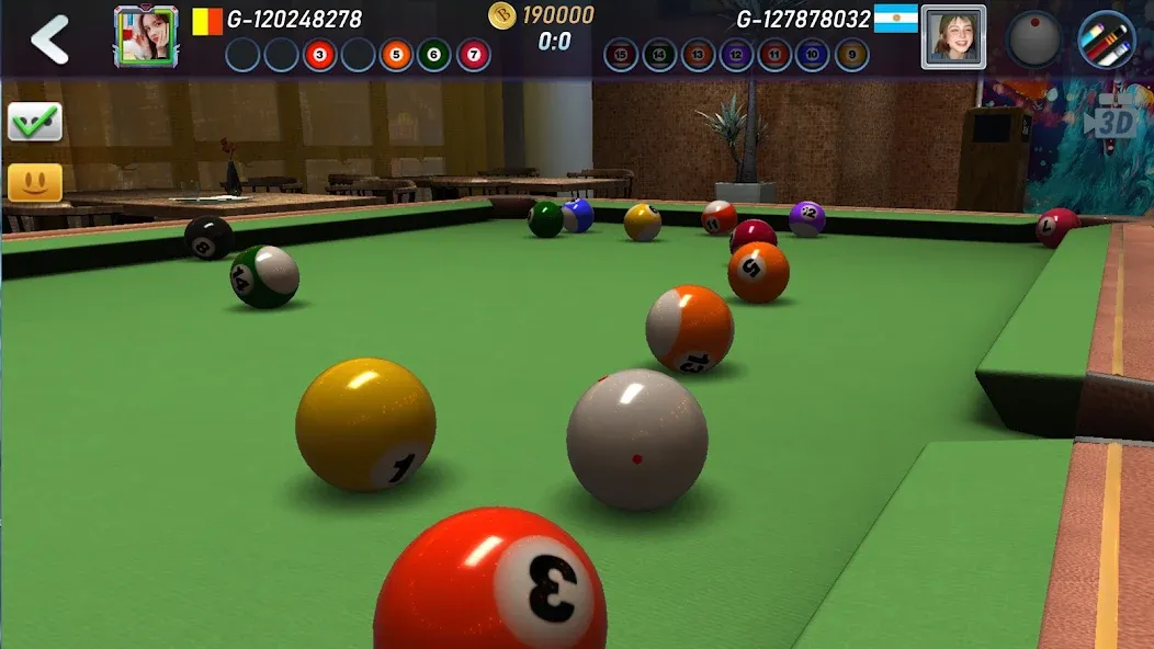 Real Pool 3D 2 (Риал Пул 3Д 2)  [МОД Много монет] Screenshot 1