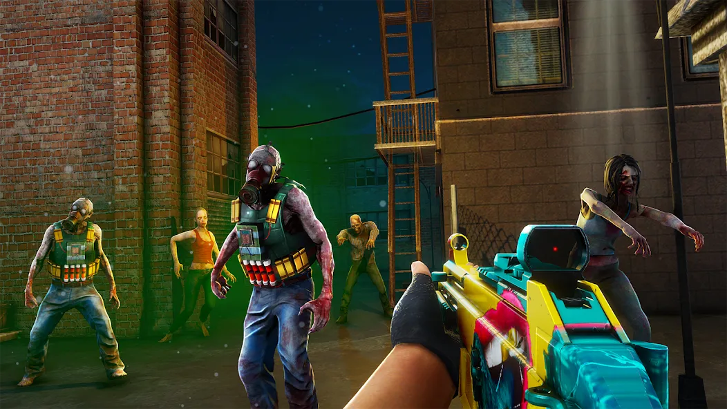 Zombination - FPS Zombie Games (Зомбинация)  [МОД Бесконечные деньги] Screenshot 2