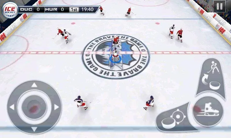 Ice Hockey 3D  [МОД Unlocked] Screenshot 1