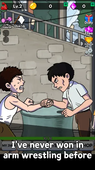 Arm Wrestling Clicker (Армреслинг Кликер)  [МОД Много денег] Screenshot 3