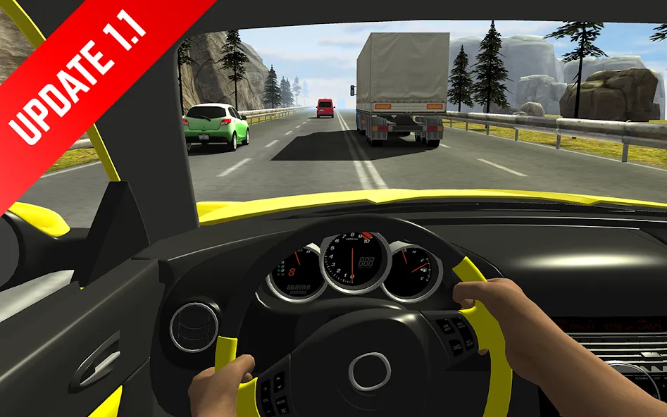 Racing in Car (Рейсинг ин Кар)  [МОД Много монет] Screenshot 2