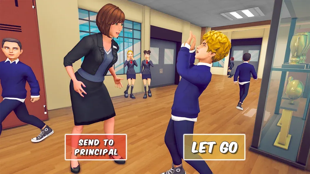 High School Teacher Simulator  [МОД Бесконечные деньги] Screenshot 5