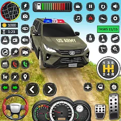 Взломанная Flying Prado Car Robot Game  [МОД Бесконечные монеты] - полная версия apk на Андроид