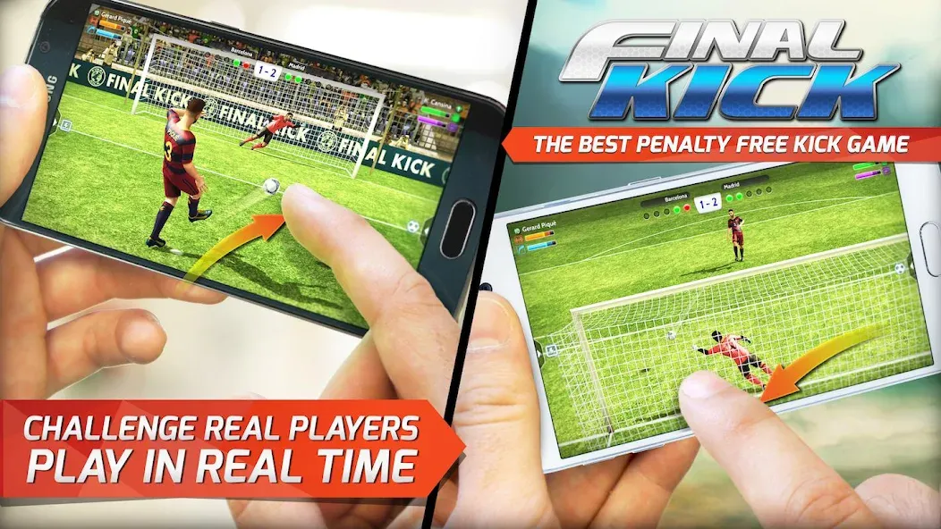 Final Kick: Online Soccer (Финаль кик)  [МОД Бесконечные деньги] Screenshot 3