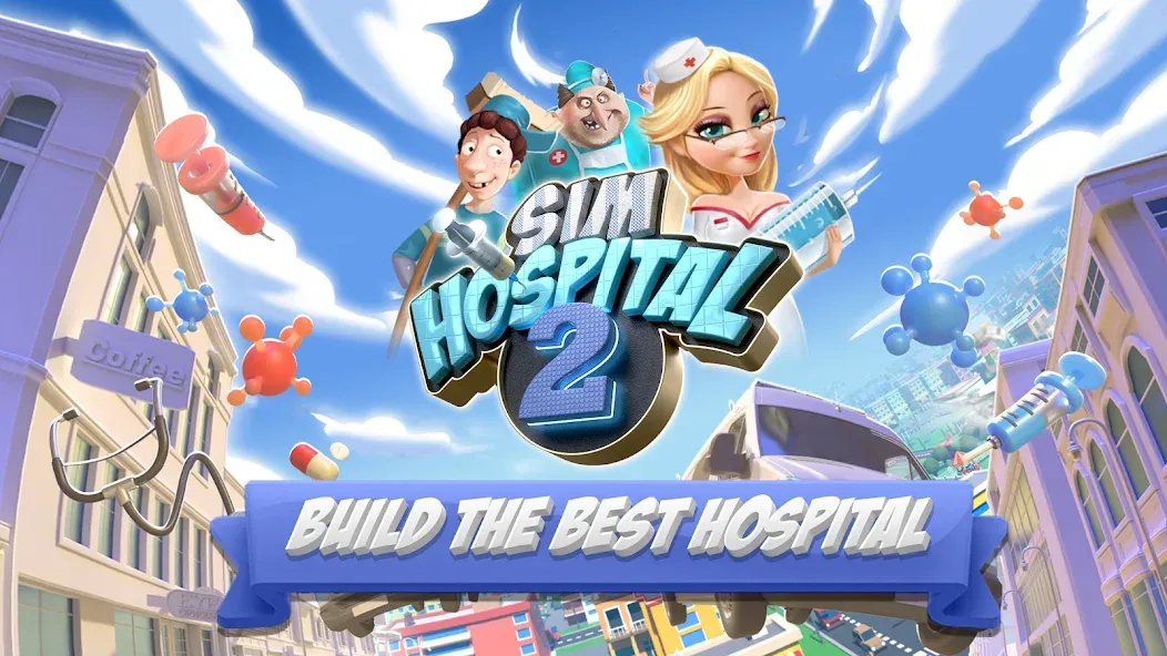 Sim Hospital2-Simulation (Сим Хоспитал2)  [МОД Бесконечные деньги] Screenshot 5