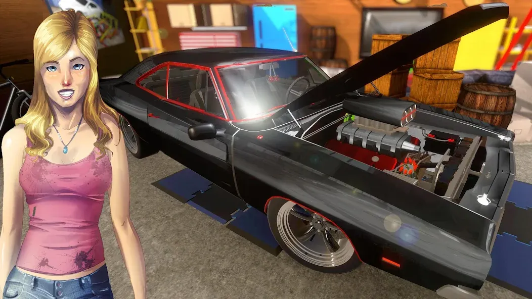 Fix My Car: Muscle Restoration  [МОД Unlimited Money] Screenshot 1