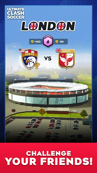 Ultimate Clash Soccer (Ултимейт Драфт Соккер)  [МОД Бесконечные деньги] Screenshot 5