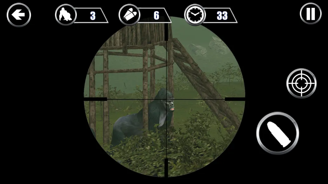 Gorilla Hunter: Hunting games (Горилла Хантер)  [МОД Unlocked] Screenshot 1