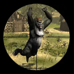 Скачать взлом Gorilla Hunter: Hunting games (Горилла Хантер)  [МОД Unlocked] - полная версия apk на Андроид