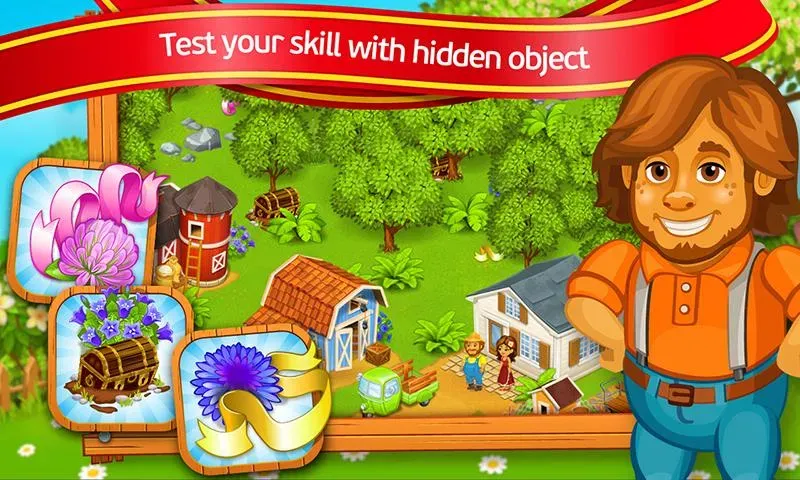 Farm Town: Cartoon Story  [МОД Много денег] Screenshot 2