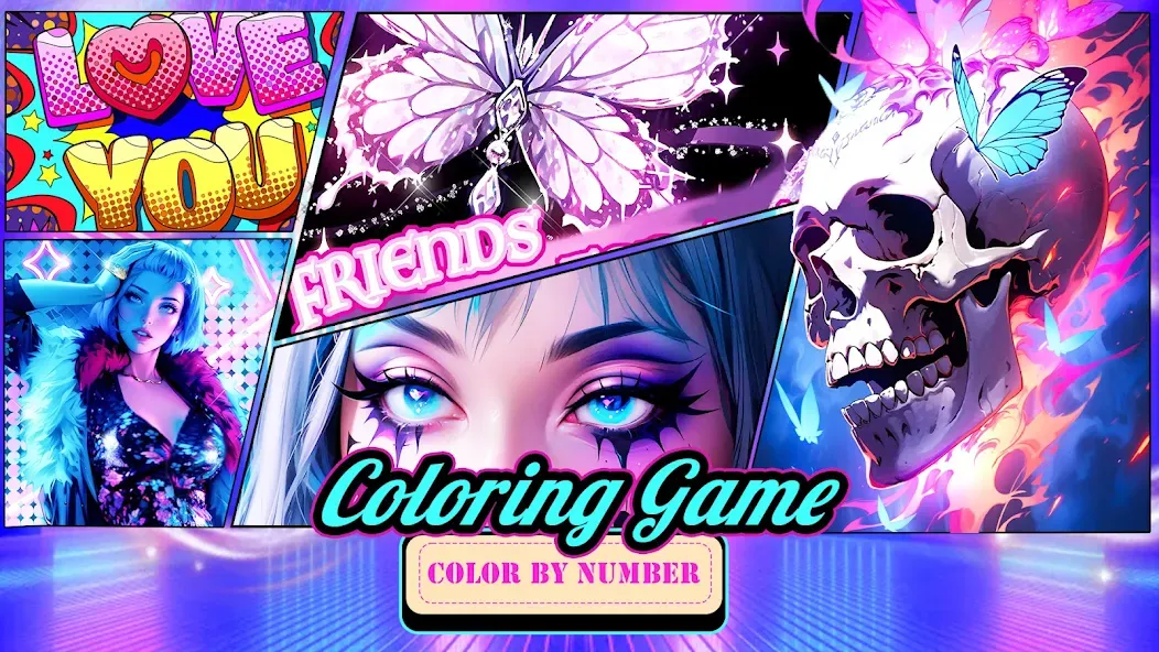 Coloring Games-Color By Number  [МОД Все открыто] Screenshot 1