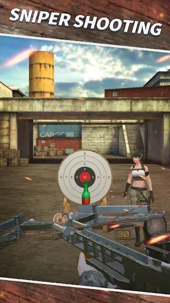 Sniper Shooting : 3D Gun Game  [МОД Много денег] Screenshot 2