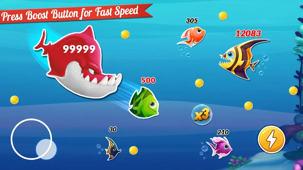 Fish.IO Fish Games Shark Games (Фиш Ай О Фиш Геймс Шарк Геймс)  [МОД Unlocked] Screenshot 1