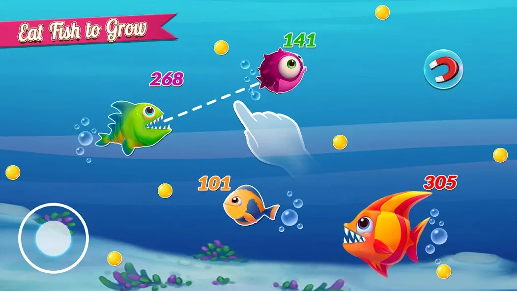 Fish.IO Fish Games Shark Games (Фиш Ай О Фиш Геймс Шарк Геймс)  [МОД Unlocked] Screenshot 5