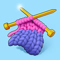 Взлом Cozy Knitting: Sorting games (Кози Ниттинг)  [МОД Много денег] - стабильная версия apk на Андроид