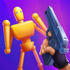 Скачать взломанную Gun Master 3D - Shoot 'Em Down (Ган Мастер 3Д)  [МОД Mega Pack] - последняя версия apk на Андроид
