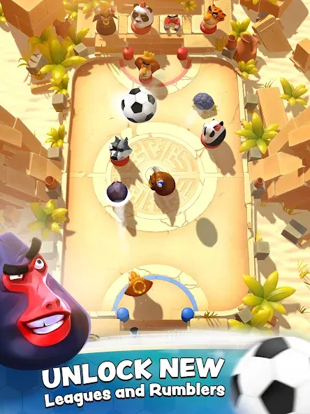 Rumble Stars Football (Рамбл Старс)  [МОД Много монет] Screenshot 2