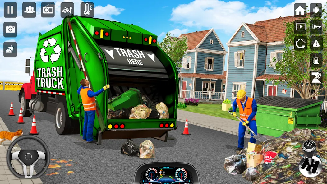 Trash Truck Games Simulator 3D  [МОД Mega Pack] Screenshot 1