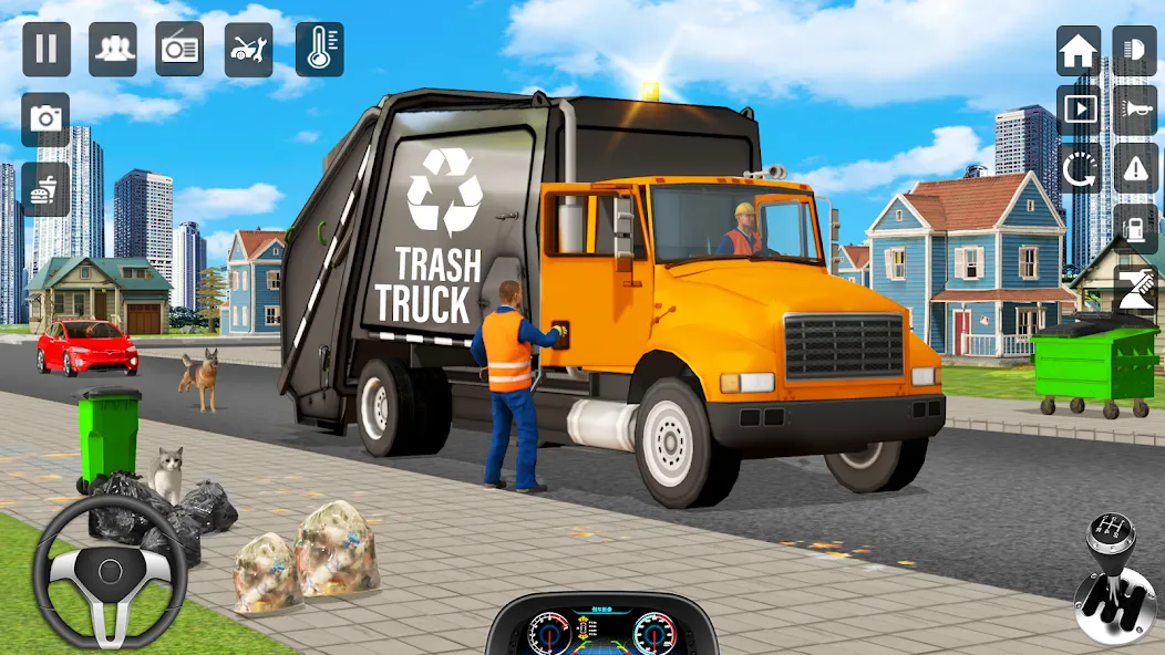 Trash Truck Games Simulator 3D  [МОД Mega Pack] Screenshot 5