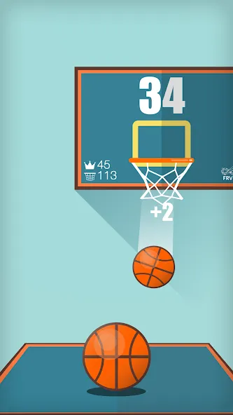 Basketball FRVR - Dunk Shoot (Баскетбол ФРВР)  [МОД Меню] Screenshot 4