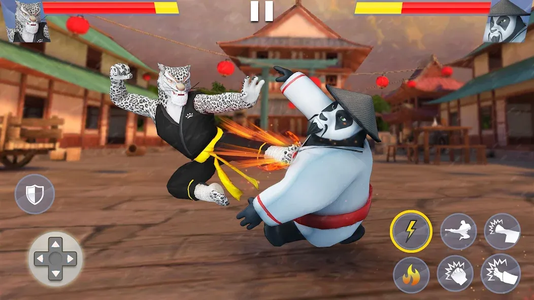 Kung Fu Animal: Fighting Games (Кунгфу животное)  [МОД Unlocked] Screenshot 2