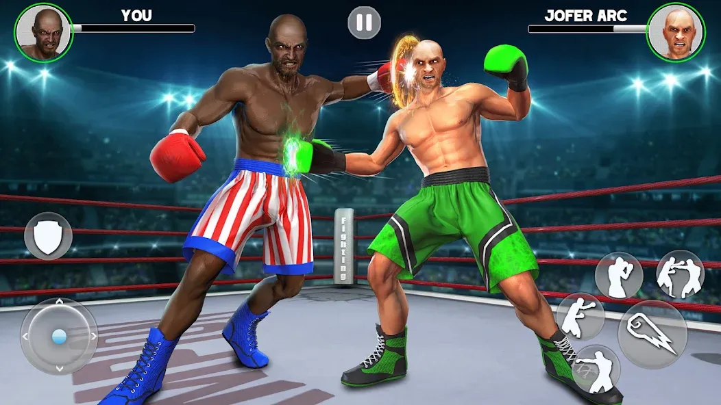 Kick Boxing Games: Fight Game  [МОД Меню] Screenshot 4