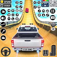 Скачать взломанную Ramp Car Game - Car Stunt (Рамп Кар Гейм)  [МОД Unlocked] - последняя версия apk на Андроид