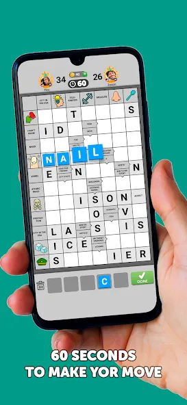 Wordgrams - Crossword & Puzzle (Вордграмс)  [МОД Unlocked] Screenshot 5