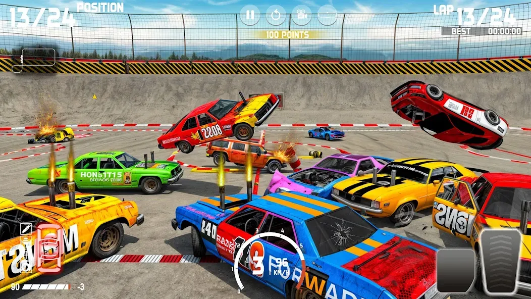 Demolition Derby: Car Games  [МОД Меню] Screenshot 2