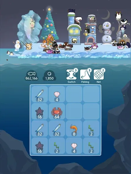 2048 Penguin Island  [МОД Menu] Screenshot 5