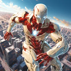 Взлом Super hero Flying iron jet man  [МОД Меню] - полная версия apk на Андроид