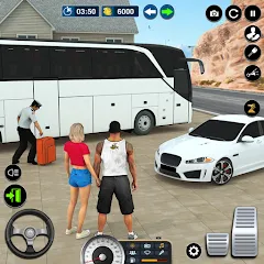 Взломанная Bus Simulator Game: Coach Game  [МОД Все открыто] - полная версия apk на Андроид