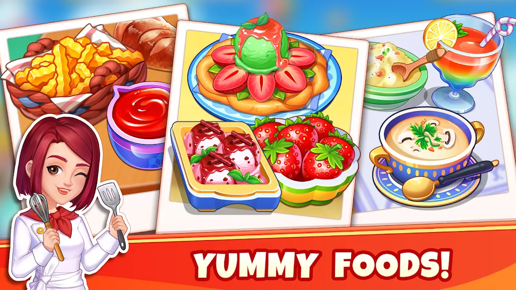 Cooking Wonder-Restaurant Game (Кукинг Вондер)  [МОД Меню] Screenshot 1