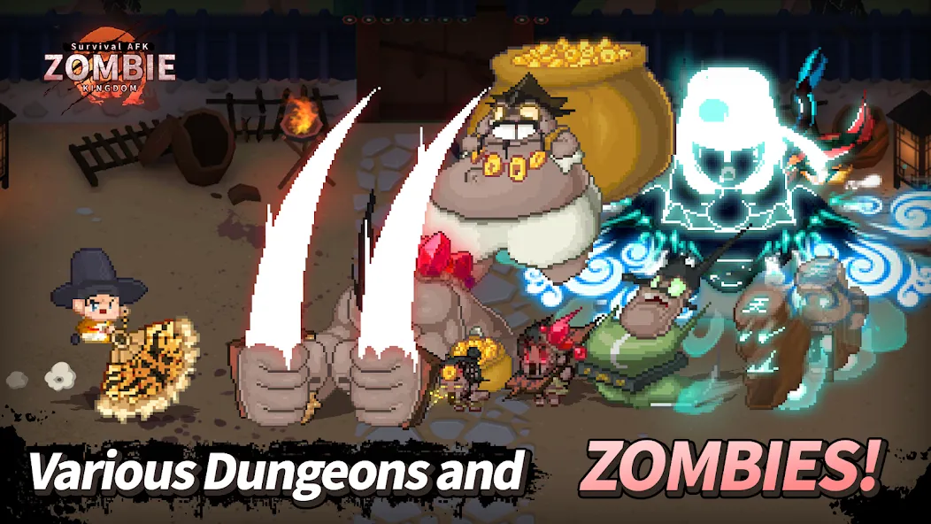 ZOMBIE Kingdom : Idle RPG (ЗОМБИ Кингдом)  [МОД Unlimited Money] Screenshot 3