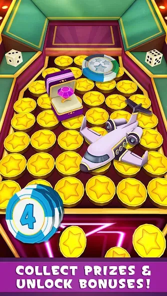 Coin Dozer: Casino (Коин Дозер)  [МОД Много монет] Screenshot 2