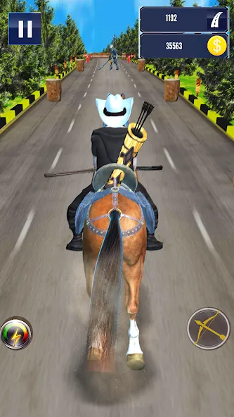 Cowboy Horse Run  [МОД Много денег] Screenshot 2