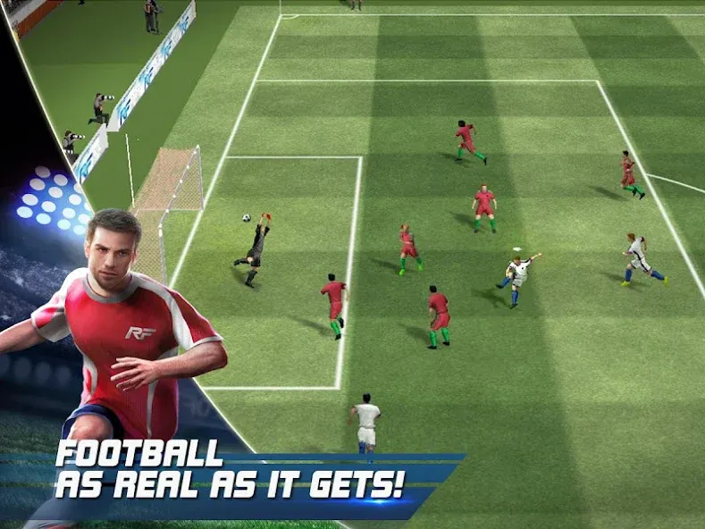 Real Football (Реал Футбол)  [МОД Бесконечные деньги] Screenshot 1