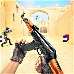 Взломанная Commando Gun Shooting Games  [МОД Mega Pack] - последняя версия apk на Андроид