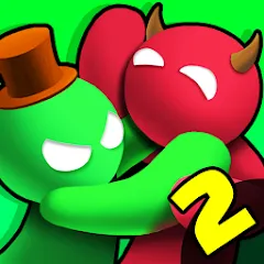 Скачать взлом Noodleman.io 2 - Fight Party  [МОД Unlocked] - стабильная версия apk на Андроид