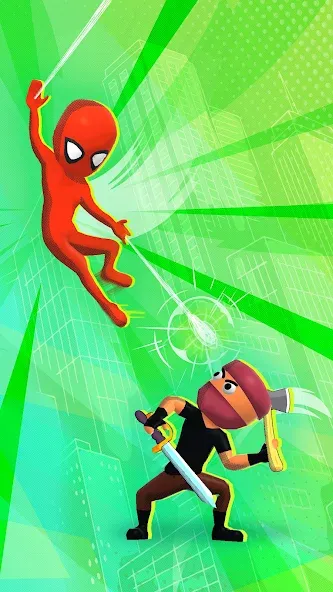 Web Master: Stickman Superhero (Вебмастер)  [МОД Все открыто] Screenshot 2