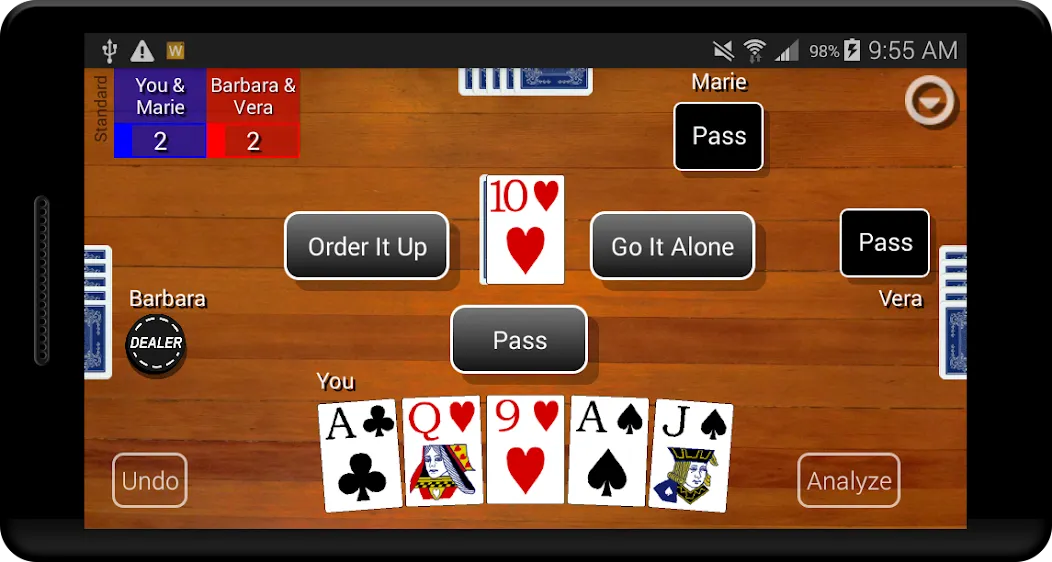 Euchre Card Classic (Юкер Кард Классик)  [МОД Все открыто] Screenshot 1