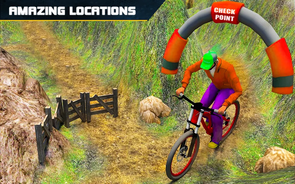 BMX Boy Bike Stunt Rider Game (БМХ)  [МОД Unlocked] Screenshot 4